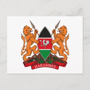 Kenyas Jacka av Arm Postcard Vykort