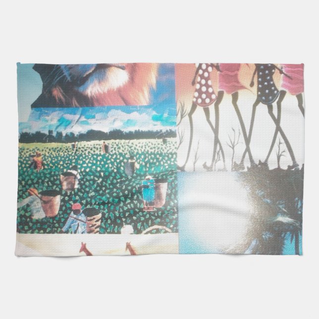 Kenyas kulturella Pride som ligger vid sidan av Se Kökshandduk (Horisontell)