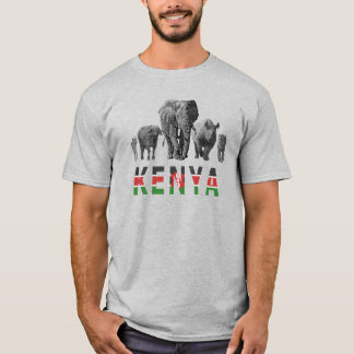 Kenyas Pride Big 5 Wildlife i Kenya Fläkt T Shirt