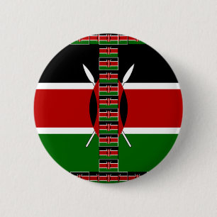 Kenyas sjölösa Flaggor gräns ramar Knapp