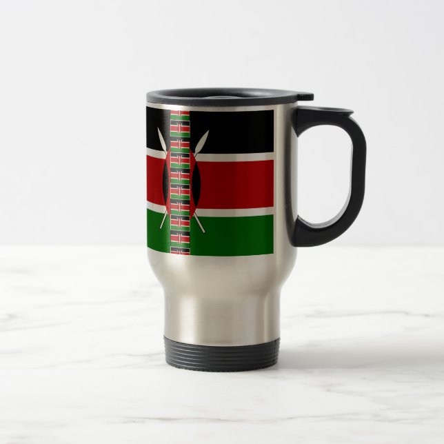 Kenyas sjölösa minister Flaggor Gräns Ramar Art Resemugg (Höger)
