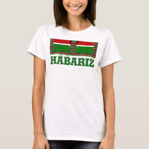 Kenyas sjölösa minister Flaggor Gräns Ramar Art Tee Shirt