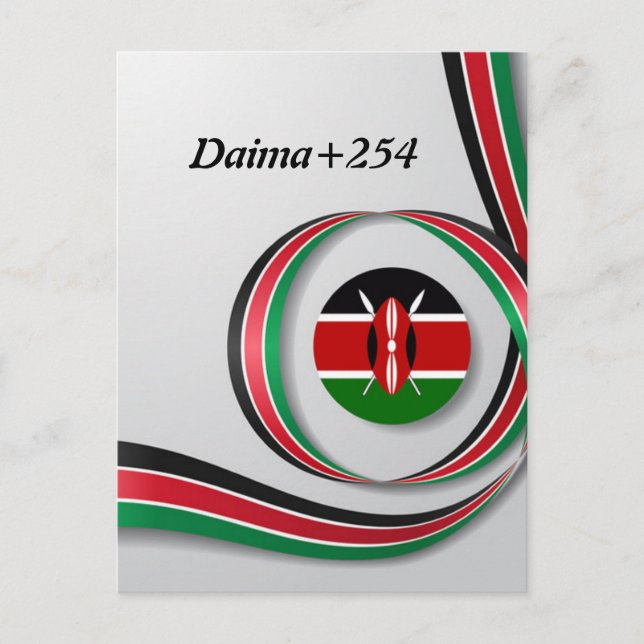 Kenyas vykort (Framsida)