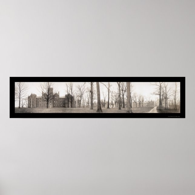 Kenyon College Gambier Photo 1910 Poster (Framsidan)