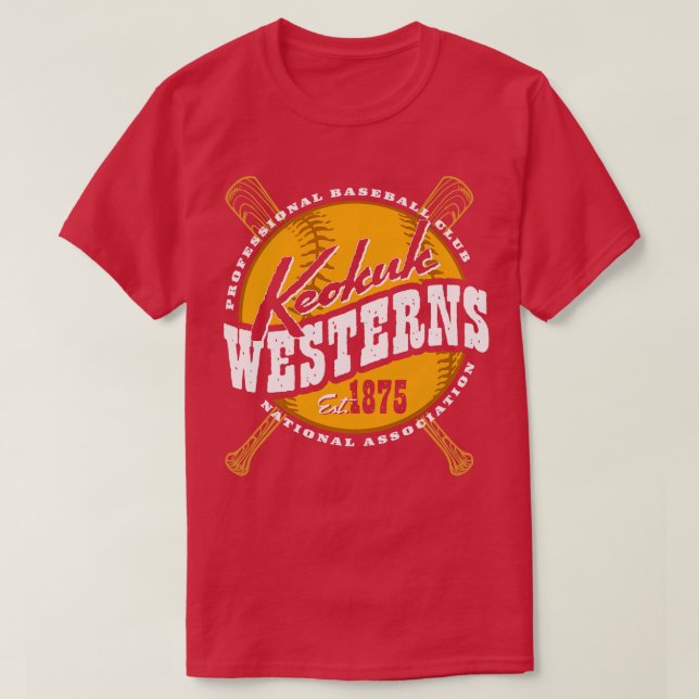Keokuk Westerns T Shirt (Design framsida)