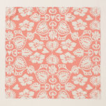 Keoni Hawaiian Monstera Löv Damask Coral<br><div class="desc">Coral och Gret Colorway. Denna otraditionella damm är inspirerad av den hawaiska boardshorts och aloha-skjortan från 1960-talet och kombinerar monstera löv och hibiscus blommor. Vår design är symmetrisk och strukturerad som ett traditionellt dammmönster,  men har en mycket tropisk känsla. Perfekt för sarong för ditt tropiska äventyr!</div>