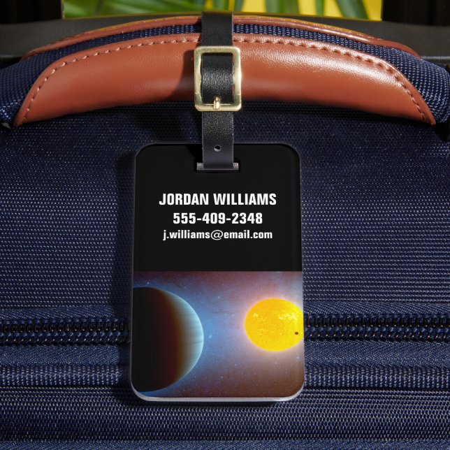 Kepler-10 Star System. Bagagebricka (Framsida Insitu 2)