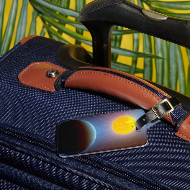 Kepler-10 Star System. Bagagebricka (Framsida Insitu 3)