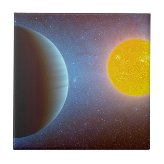 Kepler-10 Star System. Kakelplatta (Framsidan)