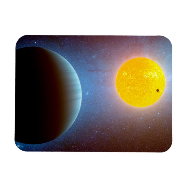 Kepler-10 Star System. Magnet (Horisontell)