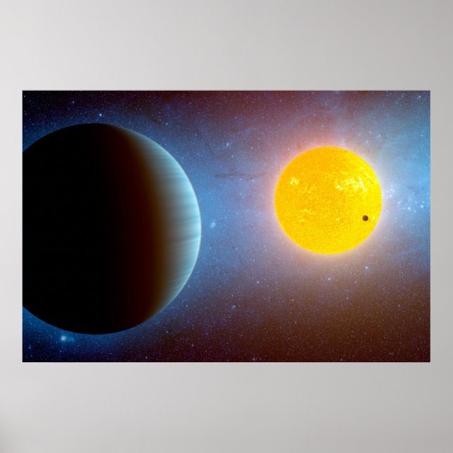 Kepler-10 Star System. Poster (Framsidan)