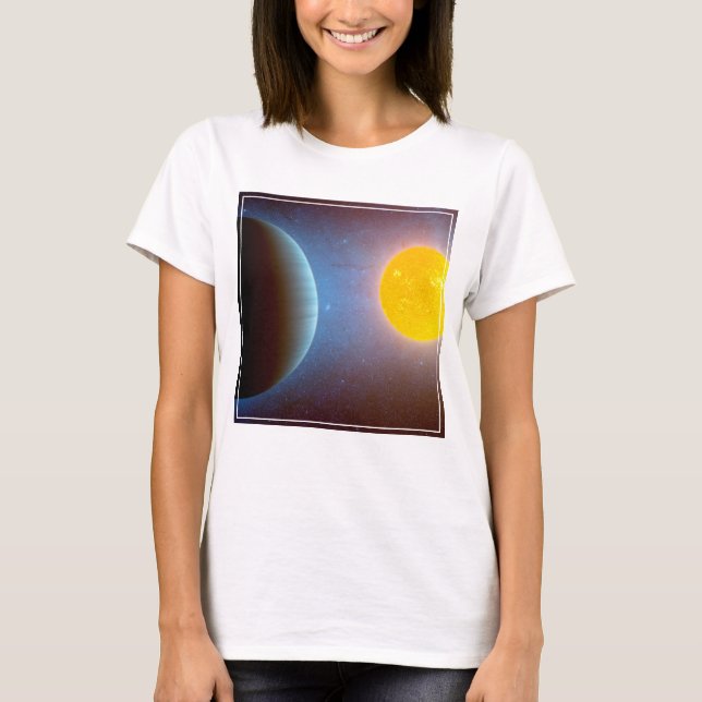 Kepler-10 Star System. T Shirt (Framsida)