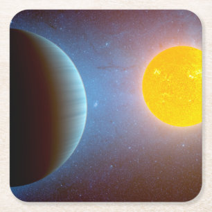 Kepler-10 Star System. Underlägg Papper Kvadrat