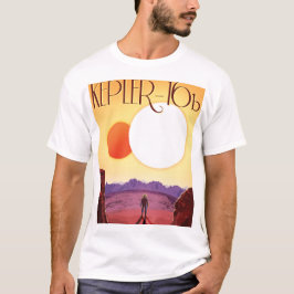 Kepler-16b: Binär solnedgång Fin konst rymden T Shirt