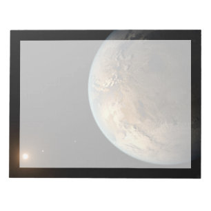 Kepler-186f Orbitande en avlägsen stjärna. Anteckningsblock