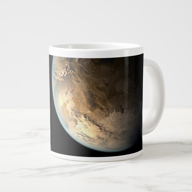 Kepler-186f Orbitande en avlägsen stjärna. Jumbo Mugg (Framsida höger)