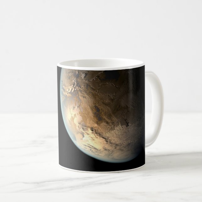 Kepler-186f Orbitande en avlägsen stjärna. Kaffemugg (Framsida höger)