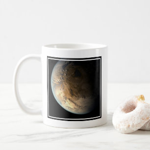 Kepler-186f Orbitande en avlägsen stjärna. Kaffemugg