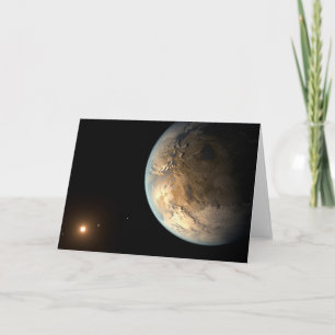 Kepler-186f Orbitande en avlägsen stjärna. Kort