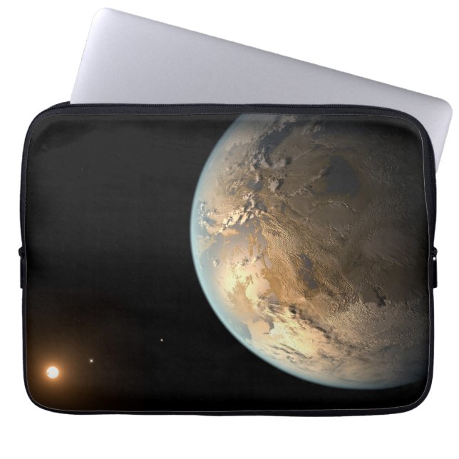 Kepler-186f Orbitande en avlägsen stjärna. Laptop Fodral (Framsidan)