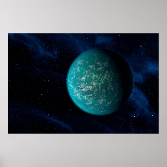 Kepler 22b, en Extrasolar Planet. Poster (Framsidan)