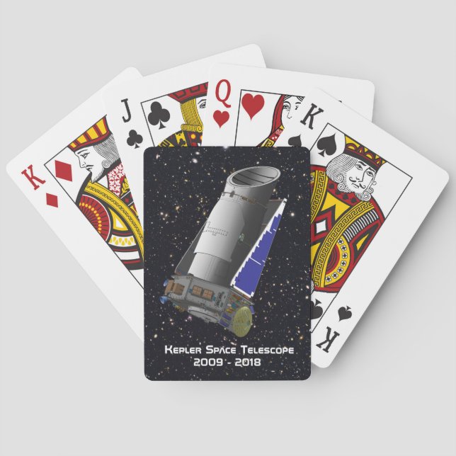Kepler Space Telescope Casinokort (Baksidan)