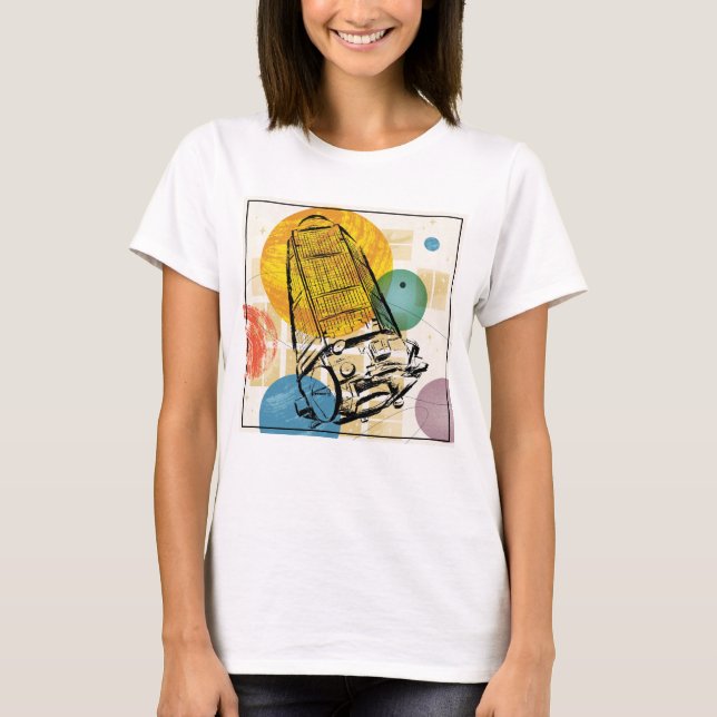 Kepler Space Telescope Poster. T Shirt (Framsida)