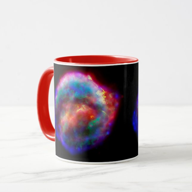 Keplers Supernova Remnant NASA Hubble Space Photo Mugg (Framsida vänster)