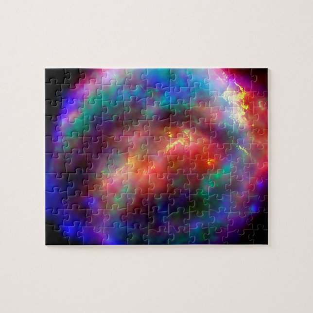 Keplers supernovarest NASA Hubble rymdfoto Pussel (Horisontell)