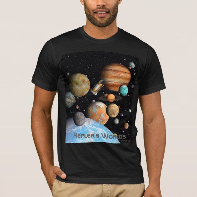 Keplers världsskjorta tee shirt (Framsida)