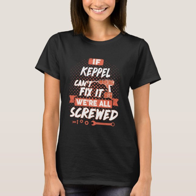 KEPPEL-skjorta, KEPPEL-presentskjorta T Shirt (Framsida)