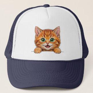 Keps med en söt katt