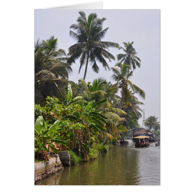 Kerala avkrok hälsningskort (Framsidan)