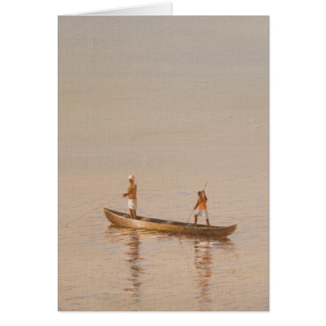 Kerala fiskare hälsningskort (Framsidan)