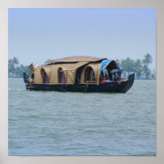 Kerala Houseboat Poster
