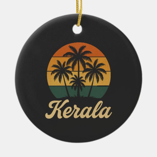 kerala india julgransprydnad keramik (Framsidan)