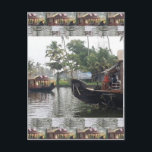 KERALA India RIVER Boats Vykort<br><div class="desc">Orientering: Postcard Oavsett om du skickar en charmig hej, ett hjärtligt tack eller ett speciellt meddelande är Zazzles vykort för anpassningsbar perfekten till behålla i beröring. Lägg till bild eller plocka som favoritdesign för anpassadet och gör det enkelt för någon att "högtidlighålla"! Mått: 4, 25 tum x 5, 6 tum...</div>