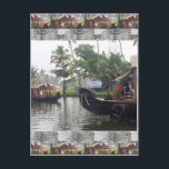 KERALA India RIVER Boats Vykort<br><div class="desc">Orientering: Postcard Oavsett om du skickar en charmig hej, ett hjärtligt tack eller ett speciellt meddelande är Zazzles vykort för anpassningsbar perfekten till behålla i beröring. Lägg till bild eller plocka som favoritdesign för anpassadet och gör det enkelt för någon att "högtidlighålla"! Mått: 4, 25 tum x 5, 6 tum...</div>
