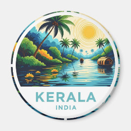 Kerala India Sunset Magnet