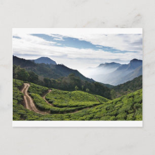 Kerala one side och Tamil Nadu i bakgrunden, Vykort