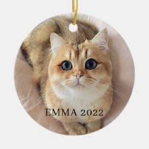 Keramik i julfoto Modern Minimal Red Rand