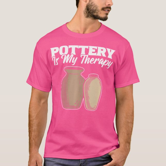 Keramik Keramiker Konstkeramiker T Shirt (Framsida)