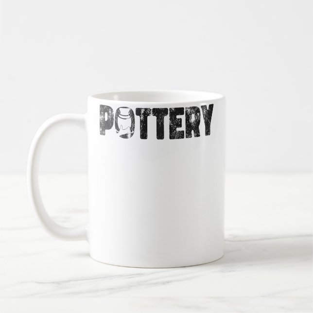 Keramik Konstnär Krukmakeri Kaffemugg (Vänster)