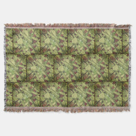 Keramik med grönmålad vulkanisk stenteckning filt