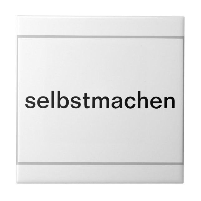 Keramikfliese selber gestalten kakelplatta (Framsidan)