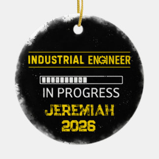 Keramikprydnad för framtida industriell ingenjör julgransprydnad keramik