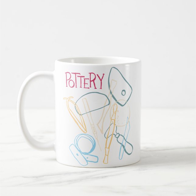 Keramikverktyg Kaffemugg (Vänster)