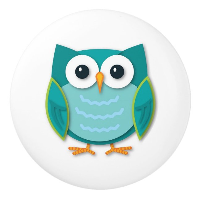 Keramisk attraktion för ungar & skåpdörrknoppar knopp (Framsidan)