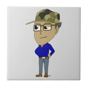keramisk bricka i chibi kakelplatta