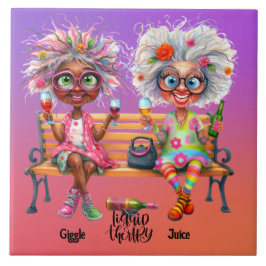 Keramisk bricka i Quirky Vin Dam-terapi Kakelplatta